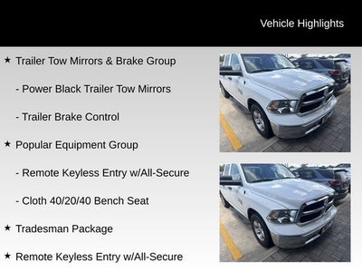 2019 RAM 1500 Classic Tradesman Quad Cab 4x2 6'4" Box
