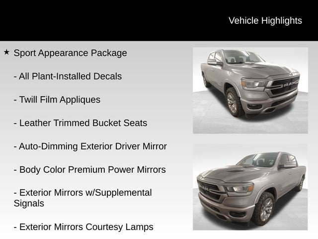 2022 RAM 1500 Laramie Crew Cab 4x2 5'7" Box