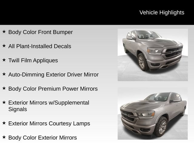 2022 RAM 1500 Laramie Crew Cab 4x2 5'7" Box