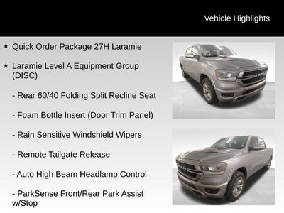 2022 RAM 1500 Laramie Crew Cab 4x2 5'7" Box