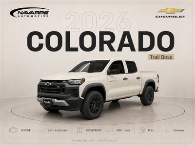 2026 Chevrolet Colorado Trail Boss