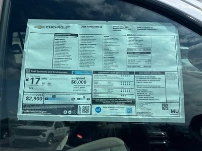 2026 Chevrolet Tahoe LS