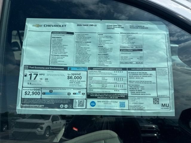 2026 Chevrolet Tahoe LS