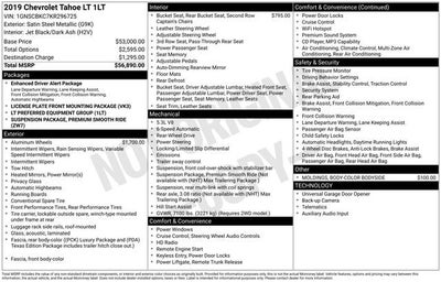 2019 Chevrolet Tahoe LT