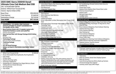 2025 GMC Sierra 2500 HD Denali Ultimate