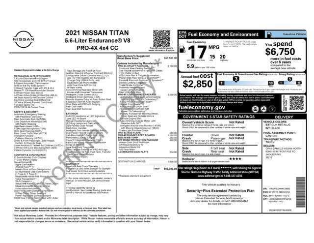 2021 Nissan TITAN Crew Cab PRO-4X 4x4