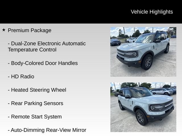 2022 Ford Bronco Sport Badlands