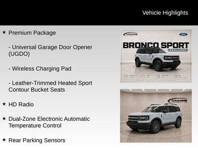 2022 Ford Bronco Sport Badlands