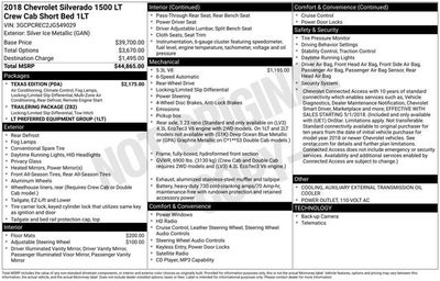 2018 Chevrolet Silverado 1500 LT