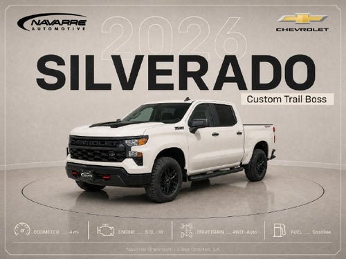 2026 Chevrolet Silverado 1500 Custom Trail Boss