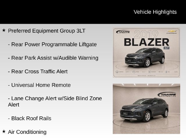 2019 Chevrolet Blazer 4DR FWD LT
