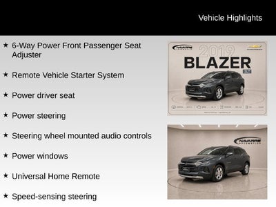 2019 Chevrolet Blazer 4DR FWD LT