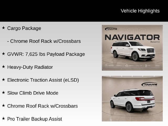 2019 Lincoln Navigator Reserve