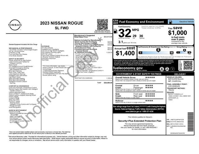 2023 Nissan Rogue SL FWD