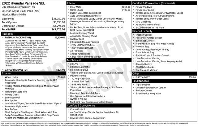 2022 Hyundai Palisade SEL