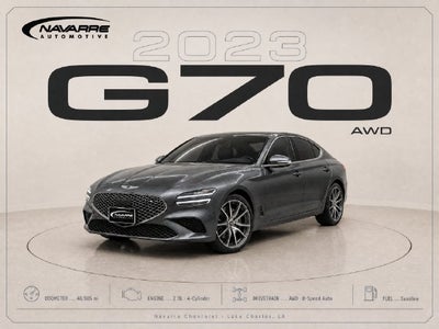 2023 Genesis G70 2.0T AWD