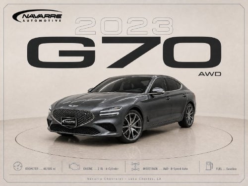 2023 Genesis G70 2.0T AWD