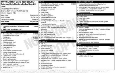 1999 GMC Sierra 1500 SLE