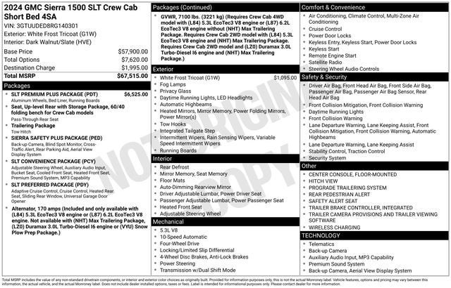 2024 GMC Sierra 1500 SLT