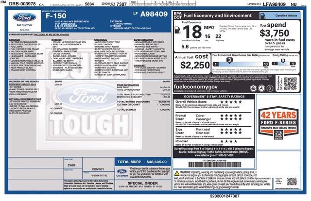 2020 Ford F-150 XL