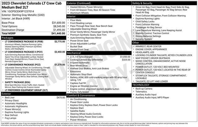 2023 Chevrolet Colorado LT