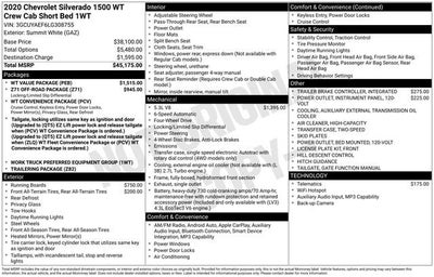2020 Chevrolet Silverado 1500 WT