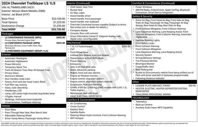 2024 Chevrolet Trailblazer LS