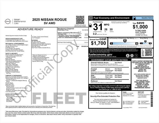 2025 Nissan Rogue SV Intelligent AWD