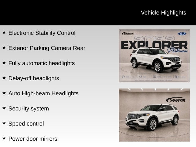 2022 Ford Explorer Platinum