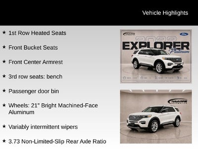 2022 Ford Explorer Platinum