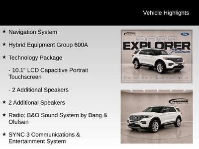 2022 Ford Explorer Platinum