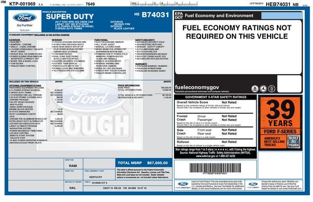 2017 Ford F-250SD Lariat