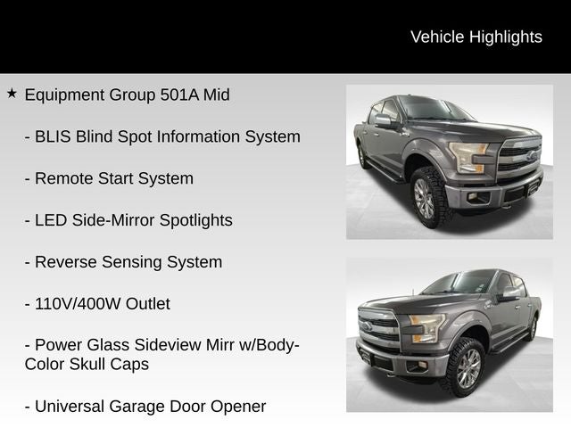 2015 Ford F-150 Lariat