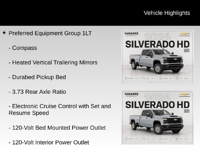 2026 Chevrolet Silverado 2500HD LT