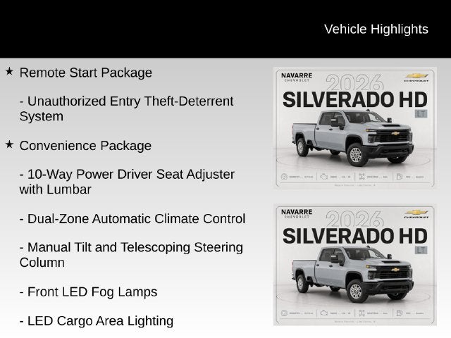2026 Chevrolet Silverado 2500HD LT