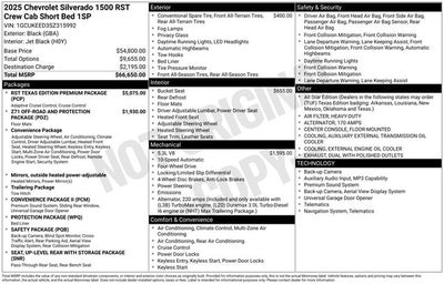 2025 Chevrolet Silverado 1500 RST