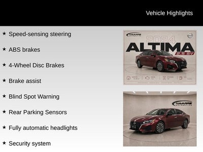 2024 Nissan Altima 2.5 SV