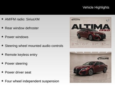 2024 Nissan Altima 2.5 SV