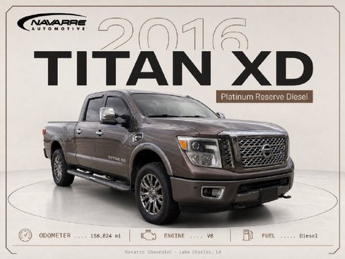 2016 Nissan Titan XD Platinum Reserve