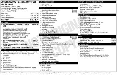 2025 RAM 2500 Tradesman