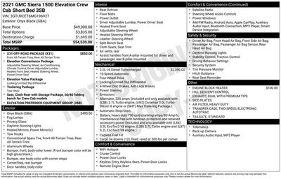 2021 GMC Sierra 1500 Elevation