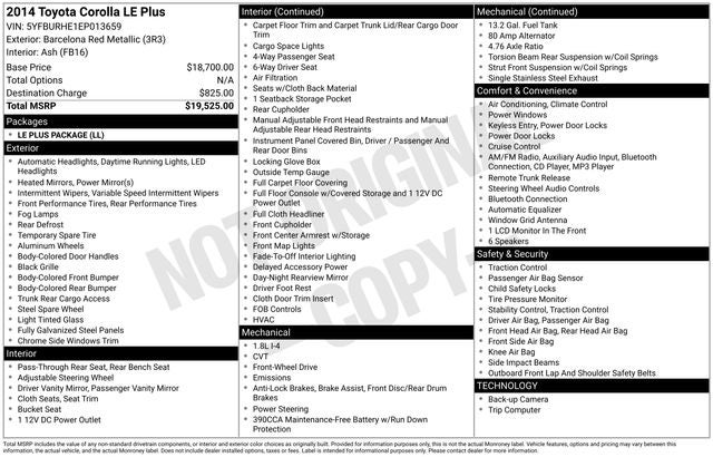 2014 Toyota Corolla L