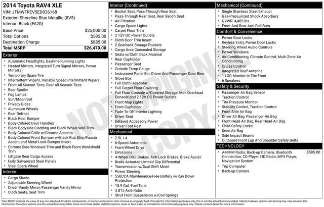 2014 Toyota RAV4 XLE