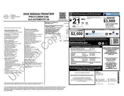 2025 Nissan Frontier PRO-X