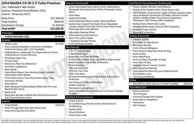 2024 Mazda Mazda CX-50 2.5 Turbo Premium Package