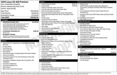 2020 Lexus GX GX 460 Premium